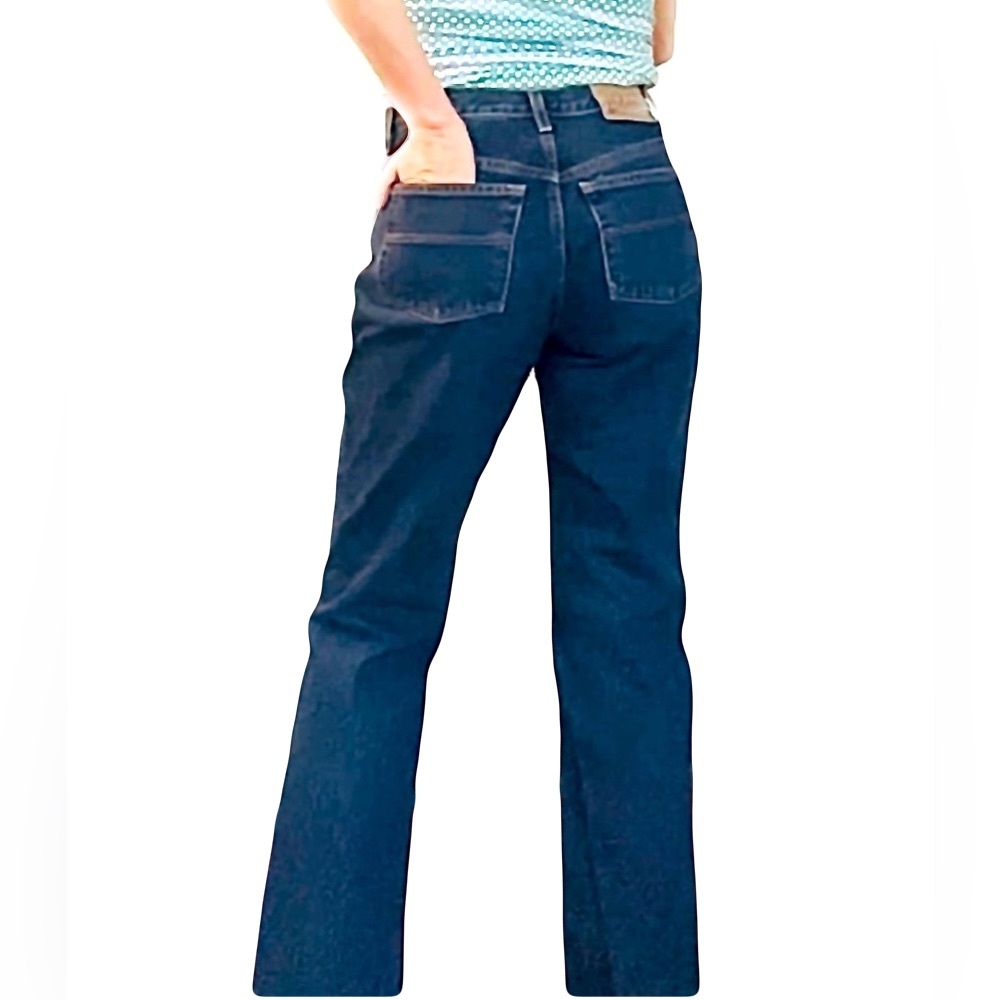 Express Blues High Waisted BootCut Mom Jeans sz 10